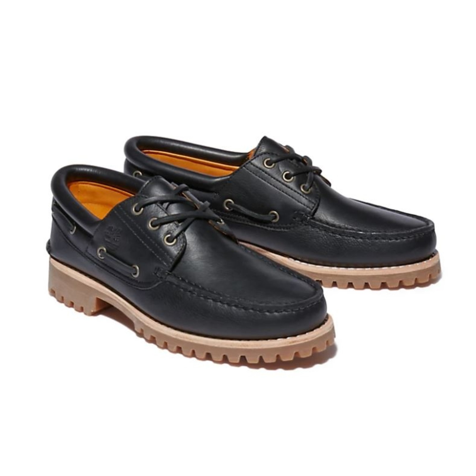 Timberland TIMBERLAND® AUTHENTIC 3-EYE BOAT SHOE FOR MEN IN BLACK