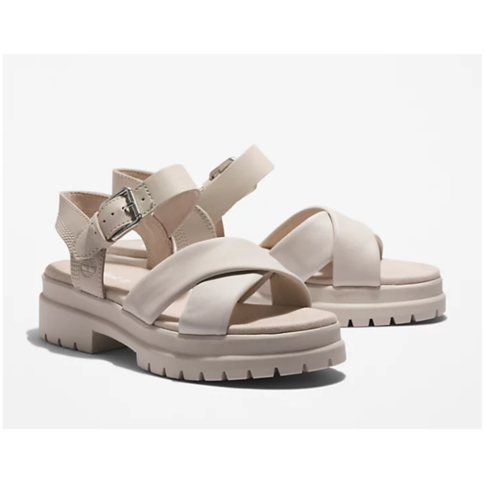 Timberland LONDON VIBE ANKLE-STRAP SANDAL FOR WOMEN IN WHITE