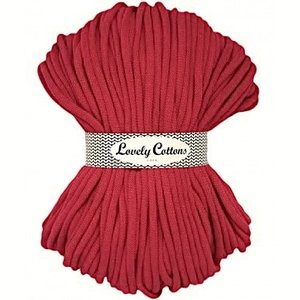 Lovely Cottons 9MM Gevlochten Red 50M