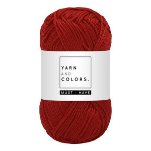 Yarn and colors Must-have Red Wine