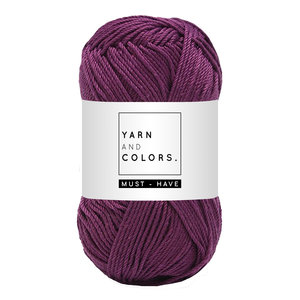 Yarn and colors Must-have Grape