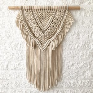 Hearts Wandhanger diamant macrame(gratis bij 1 streng)