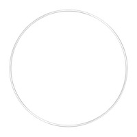 Macramé Ringen Wit 25- 35 cm