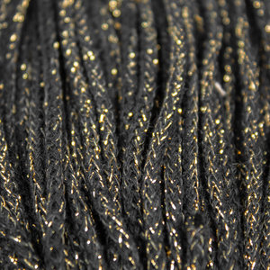 Hearts MEDIUM 5MM Golden Zwart