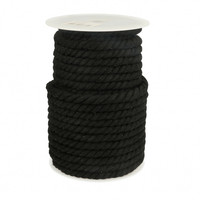 Triple Twist 10MM Black 5 meter