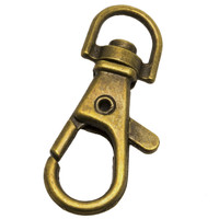 Sleutelhanger 39 x 14 mm brons