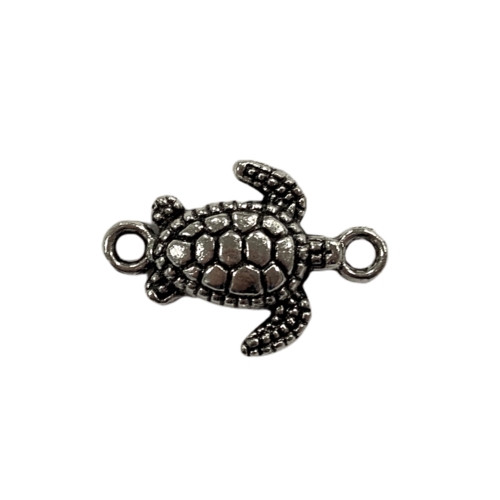 Tussenstuk schildpad zilver Tussenstuk schildpad zilver