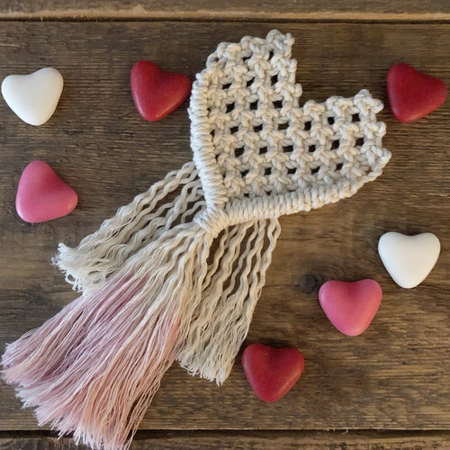 Hearts Macrame Heart Hearts Macrame Heart