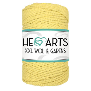 Hearts Deluxe Triple Twist 3MM Lemon (100M)