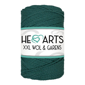 Hearts Deluxe Triple Twist 3MM Bottlegreen (100M) Hearts Deluxe Triple Twist 3MM Bottlegreen (100M)