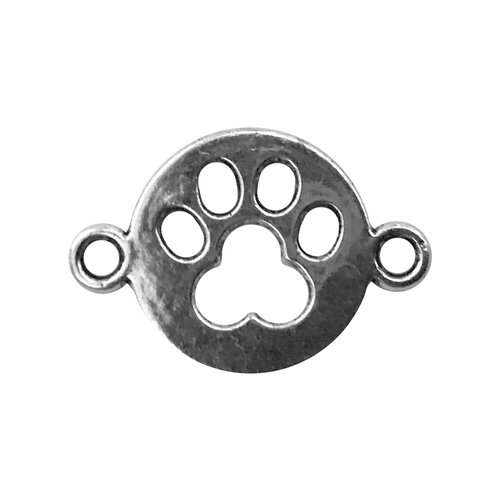 Tussenstuk dog paw zilver