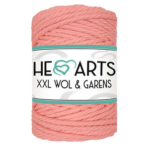 Hearts Triple Twist 5MM Salmon 40M Hearts Triple Twist 5MM Salmon 40M