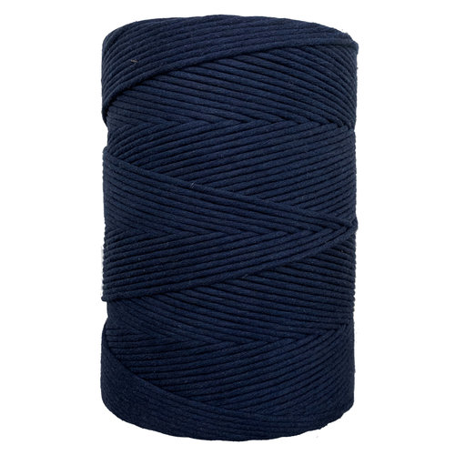 Hearts Single Twist 4.5MM Navy 500M