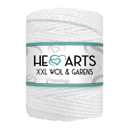 Hearts Hearts Triple Twist 5MM White 100M