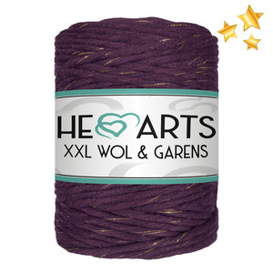Hearts Single Twist 5MM Golden Aubergine (uitlopend)