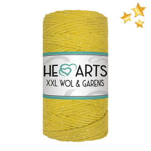 Hearts Single Twist 3MM Golden Chartreuse