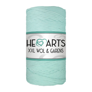 Hearts Single Twist 3MM Aqua