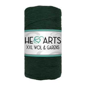 Hearts Single Twist 3MM Dark Green