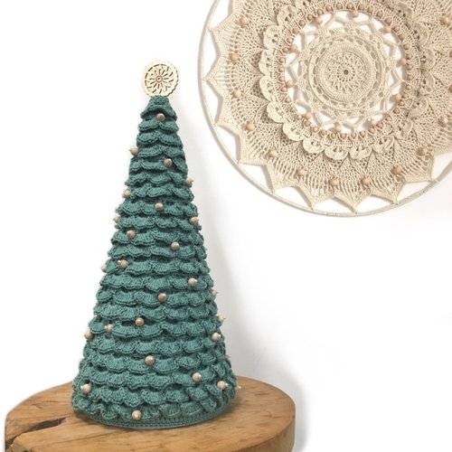 Hearts Kerstboom Haakpakket Denim