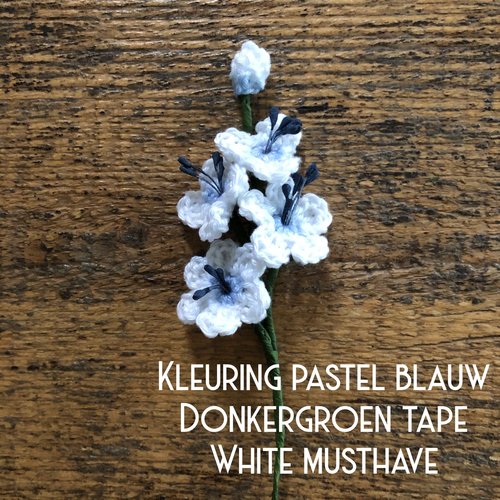 Hearts Blossom Haakpakket white, compleet accessoires