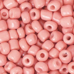 Hearts Rocailles 4MM Peach Pink