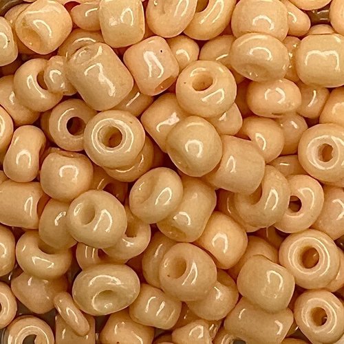 Hearts Hearts  Rocailles 4MM Cantaloupe