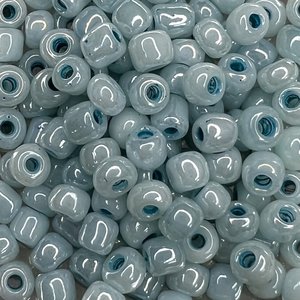 Hearts Rocailles 4MM Shine Ice Blue