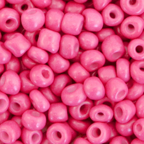 Hearts Hearts  Rocailles 4MM Deep Pink