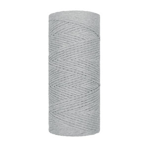 Hearts Single Twist 2MM Light Grey (100M) SALE!
