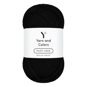 Yarn and colors Must-have Black