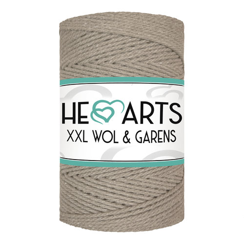 Hearts Deluxe Triple Twist 3MM Taupe (100M) Hearts Deluxe Triple Twist 3MM Taupe (100M)