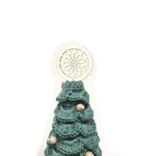 Hearts Kerstboom Haakpakket Teal