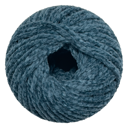 Casasol Velvet Macrame Garen Blue