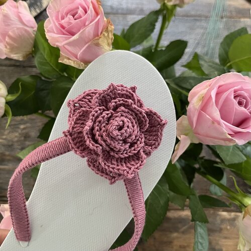 Hearts Teenslippers Haakpakket Roos