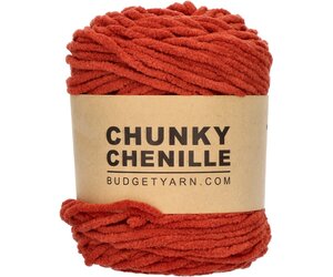 Chunky Chenille Chestnut Hearts
