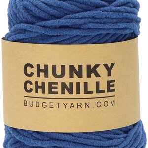 Budget Yarn Chunky Chenille Navy Blue