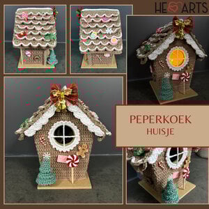 Hearts Peperkoek huisje haakpakket Hearts Peperkoek huisje haakpakket