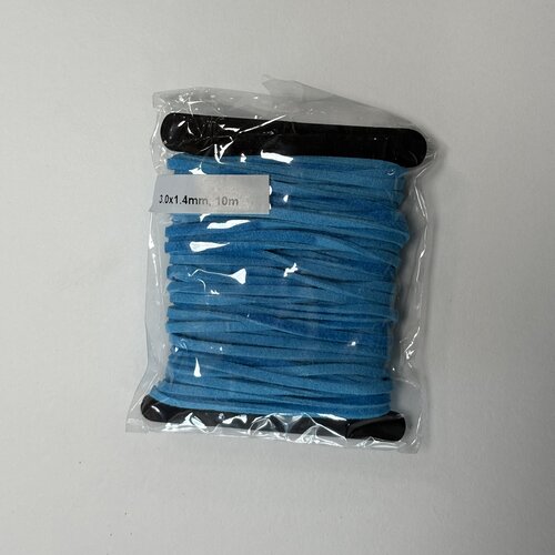 Suede koord 3mm turquoise Suede koord 3mm turquoise