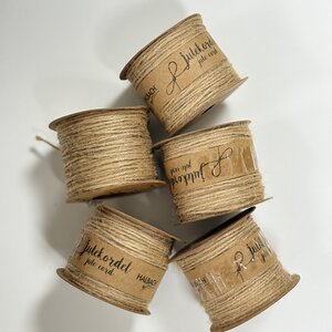 Jute Koord 2mm 50M per bol Jute Koord 2mm 50M per bol