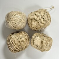 Jute Koord 4 bollen