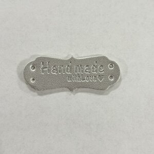 Label Handmade With Love Zilver Per 5