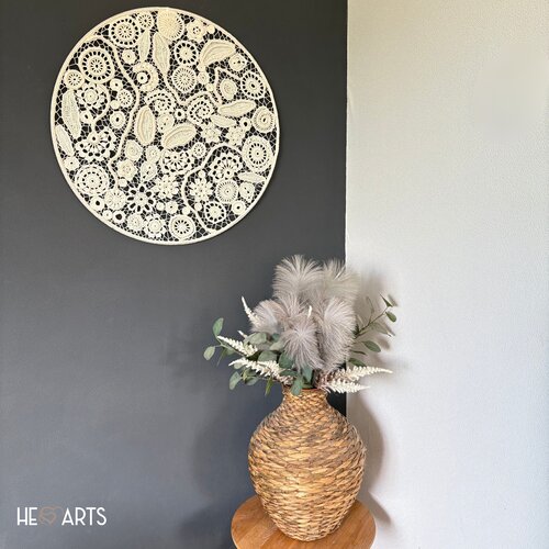 Hearts Irish Mandala Haakpakket, 60 cm doorsnede