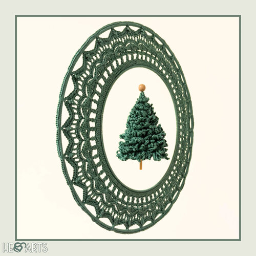 Hearts Kerstboom Mobile Haakpakket