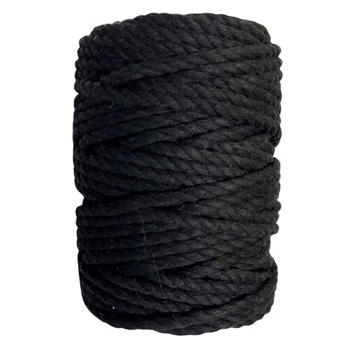 Hearts Hearts Triple Twist 8MM Zwart (50 meter)