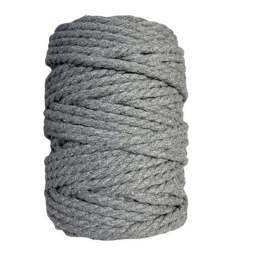 Hearts Hearts Triple Twist 8MM Grijs (50 meter)