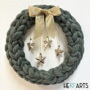 Hearts Krans Lontwol Hearts Krans Lontwol