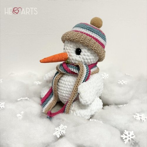 Hearts Snowy, haakpakket compleet met accessoires Hearts Snowy, haakpakket compleet met accessoires