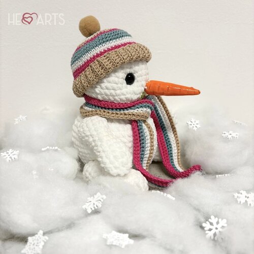 Hearts Snowy, haakpakket compleet met accessoires Hearts Snowy, haakpakket compleet met accessoires