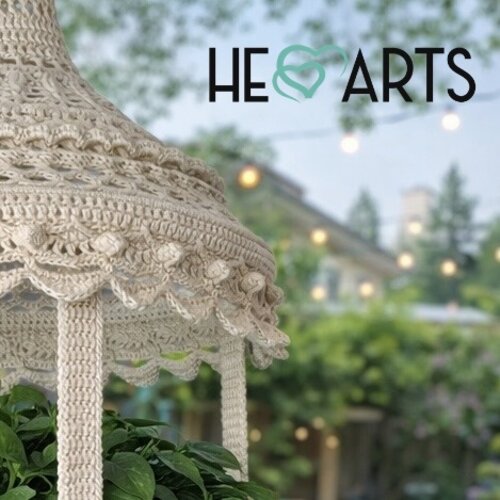 Hearts Kroonluchter Planthanger NIEUWSTE CAL (Crochet Along) 2026