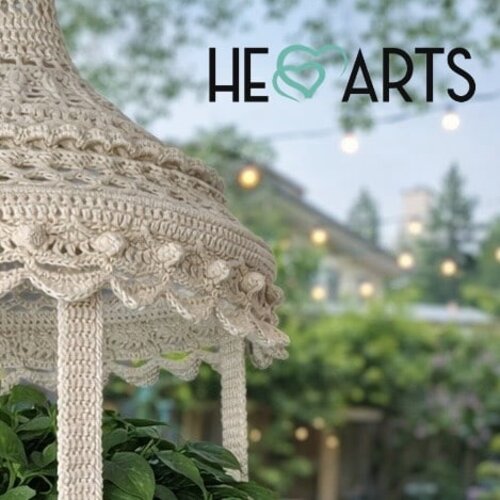 Hearts Kroonluchter Planthanger CAL , Etagere kleine versie,